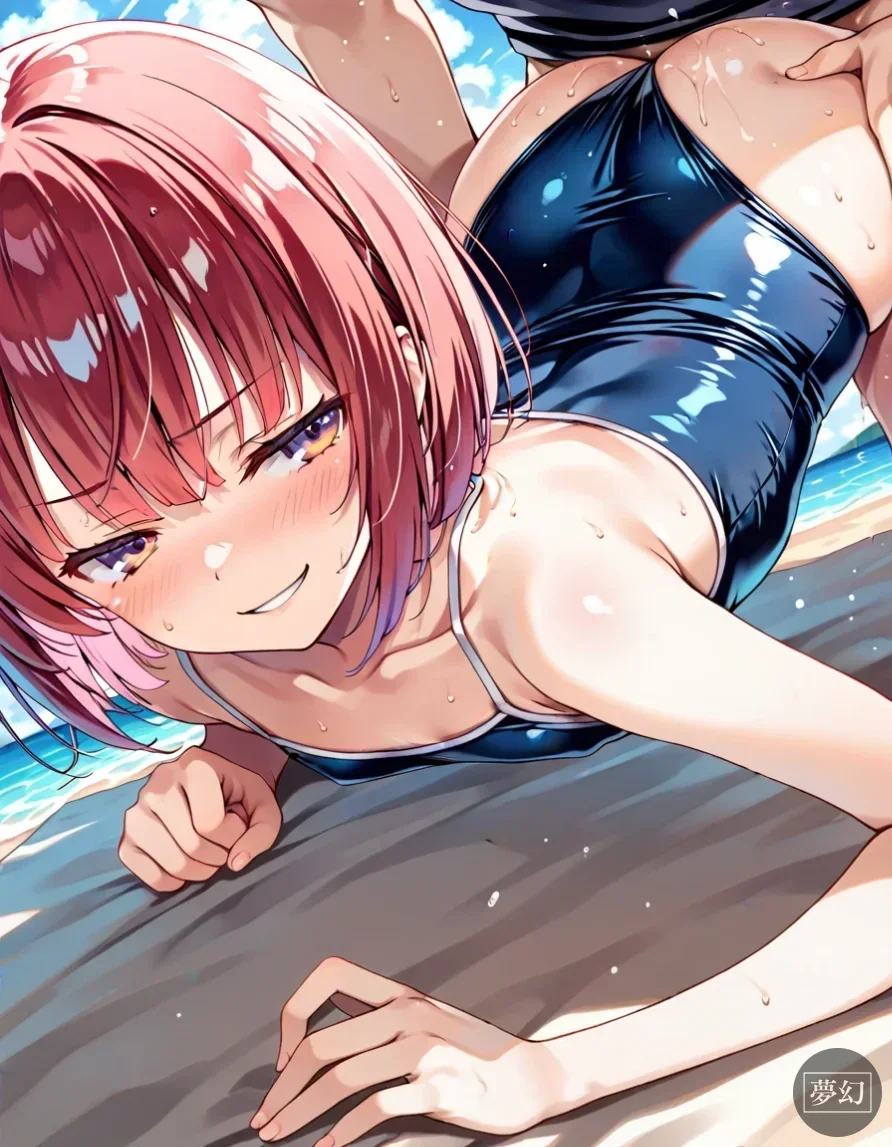 事案0241. プールサイドの濡れた肢体。塩素の匂いと未成熟なライン【スクール水着】