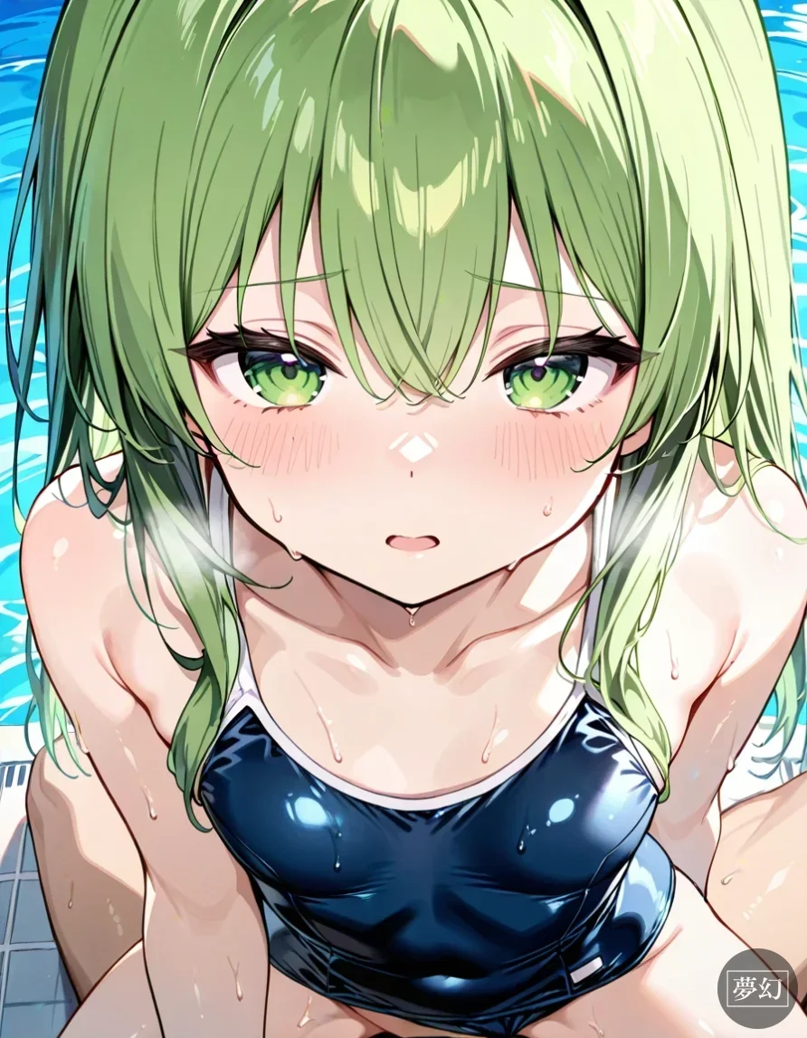 事案0241. プールサイドの濡れた肢体。塩素の匂いと未成熟なライン【スクール水着】